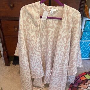 LC Lauren Conrad Pink and Cream Cape